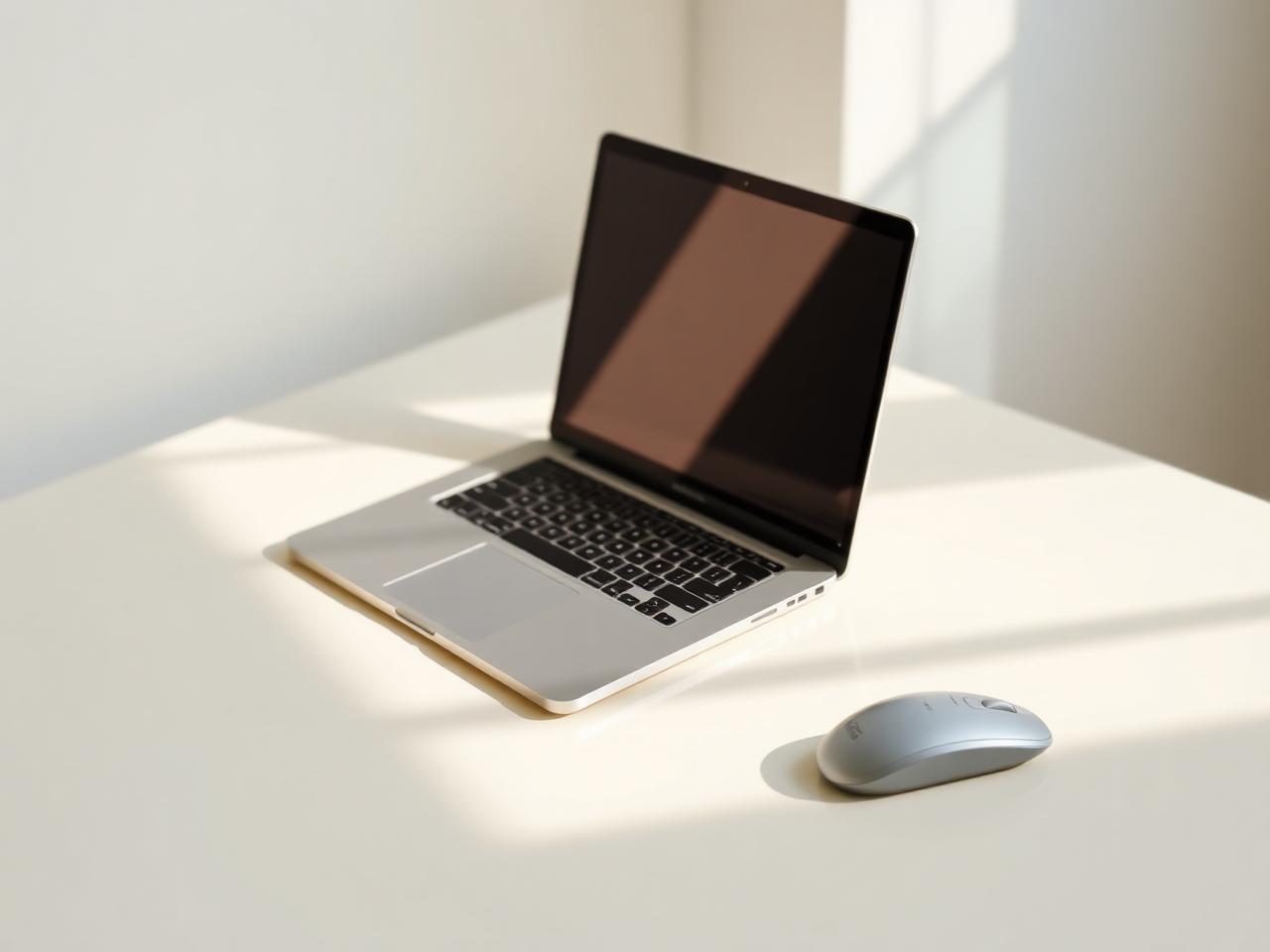 Laptop auf einem Schreibtisch